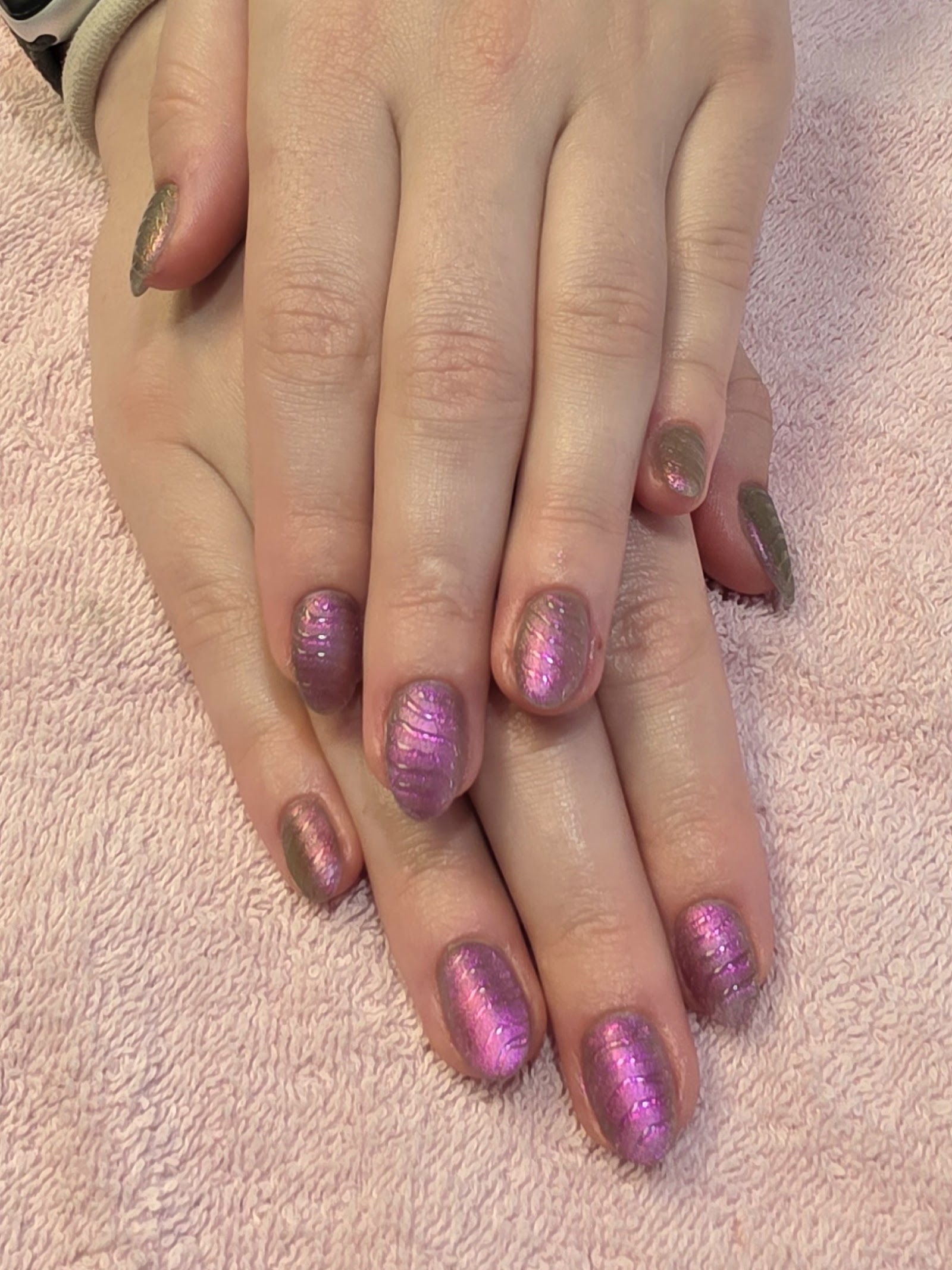 Onyx and Aura nail photo 7